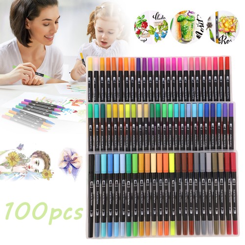 Dual tip pinselstifte aquarell - pinselstifte,