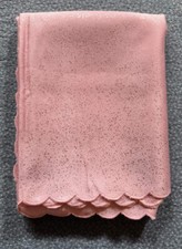 Hübsche Tischdecke Tischtuch Glänzend Rosa Polyester 182 x 130 cm 30° Germany