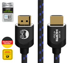 nerdig® PRO 8K HDMI 2.1 Kabel ULTRA HIGH SPEED 4K Ultra HD TV eARC UHD PS5 XBOX