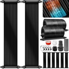 tillvex® Solarheizung Pool Solarkollektor Poolheizung Solarmatte Solarabsorber