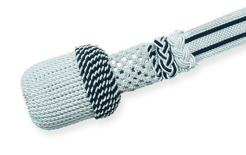 Silber portepee mit schwarz - portepee,