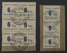 SPREMBERG 10 A+B K, 6 Pfg