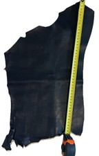 Lederhaut Schwarz Echtleder  Lammleder Echt Leder 46x39 Cm