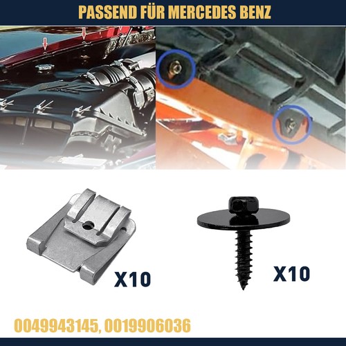 Tlg unterfahrschutz clips - unterfahrschutz,
