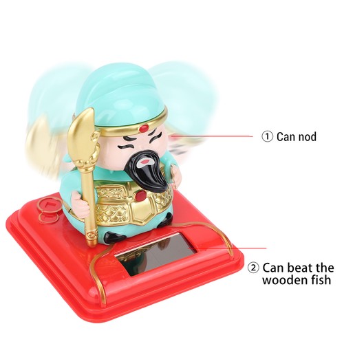 Solar guan statue - guan, yu