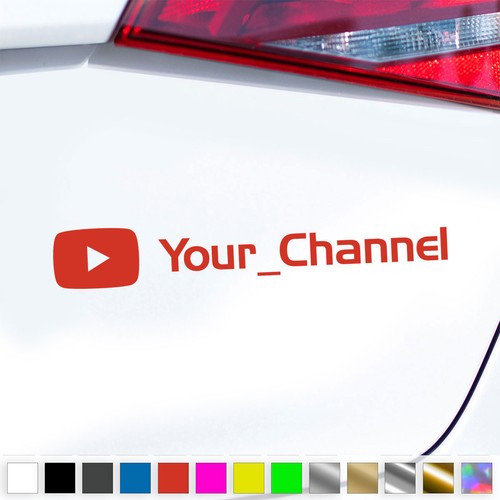 Username youtube aufkleber - username,