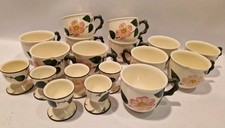 F18-BH 18tlg Villeroy & Boch WILDROSE Porzellan Tasse Eierbecher Ersatzteil