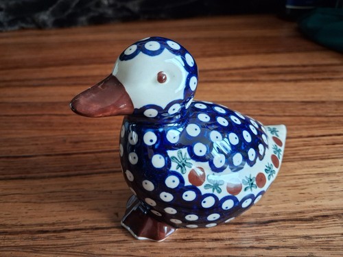 Kleine ente bunzlau porzellan - ente,