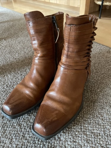Stiefeletten mjus leder - stiefeletten, -mjus-leder