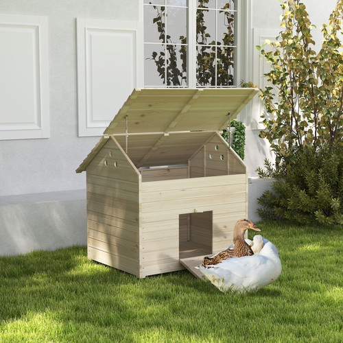 Pawhut entenhaus mit - pawhut,