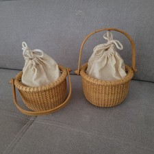 2 kleine runde Körbchen Korb