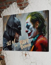 Joker Leinwand Bild Batman
