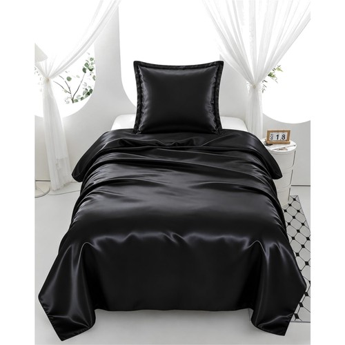 Satin bettwäsche 135x200 - satin,