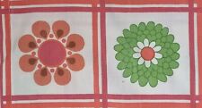 Vintage 70er Jahre Vorhang 60s 70s Stoff Prilblumen 1 von 2 Gardine fabric (81)