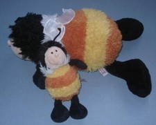 2 x ältere NICI Biene Hummel ca 40 und ca 22 cm