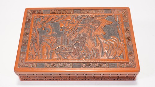 Asiatische lackdose deckeldose - asiatische,