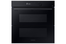 Samsung DualCook Flex Einbaubackofen, 76 l, Pyrolyse, Schwarzes Glas, Serie 5