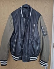 Be Edgy Berlin College Jacke Mit Leder Ärmel Gr.M Top Zustand Wie Neu