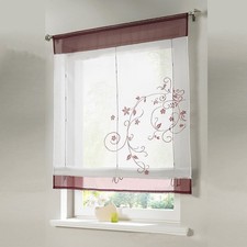 Mode Vorhang Fenstervorhang Raffrollo Raffgardine Scheibengardinen Gardine