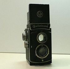 Rolleicord II, zweiäugige Spiegelreflexkamera für Rollfilm 6 x 6