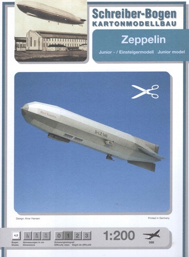 Schreiber bogen 586 zeppelin - schreiber,
