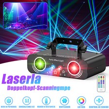 RGB Laser Projektor DMX Bühnenbeleuchtung Strobe Beam DJ  Party Lichteffekt show