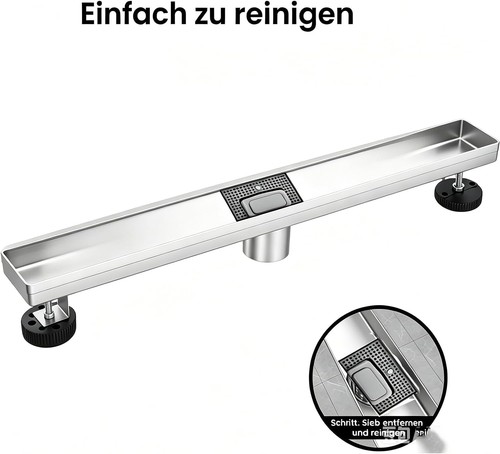 Edelstahl duschrinne - edelstahl,
