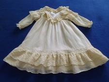 Puppenkleidung alt antik Kleid