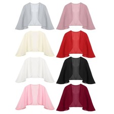 Frauen Cardigan Party Jacke Braut Cape Schultern Schals Brautjungfer Wraps Tanz