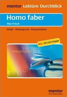 Homo faber inhalt - faber.,