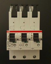 ABB - Selektiver Hauptschalter - 63A - SLS Schalter - Sicherung - S 751/3 - E63
