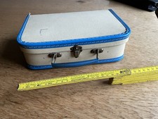 kinder spielzeug koffer, 60 er J.,Nostalgie alt Retro Vintage,Erhebl Gebrauchssp