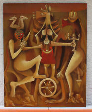 Gemälde Peruanische Kunst von Perez Cubas -  "Ritual Nova"