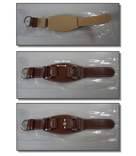 Uhrenarmband braun mit - 25,