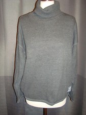 S.Oliver Sweatshirt Pullover Rolli  Gr M s. Maße Grau Rollkragen