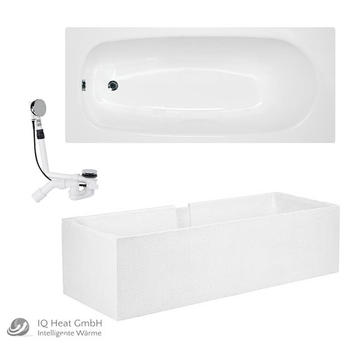 Stahl badewanne verona 170 - 170, x