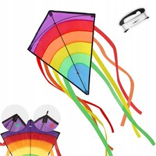 Drachen 73 x 65 cm als Flugdrachen Flugspielzeug Drachenflieger mit Drachenschnu