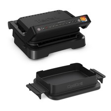 Tefal GC7748 Optigrill 4in1 Kontaktgrill schwarz 2.100 Watt, mit Backschale