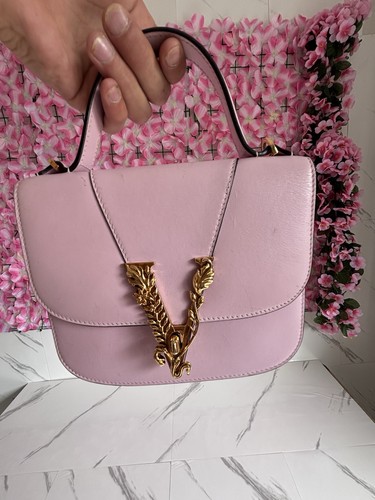 Versace handtasche leder rosa - versace,