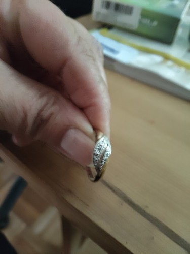 Eleganter echtgold ring - eleganter, gr