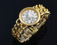 Damen Armbanduhr Gold Analog