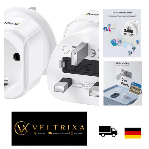 Reiseadapter typ stück - g,