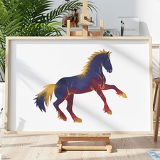 Pferd Tier v3 Schablone Malen