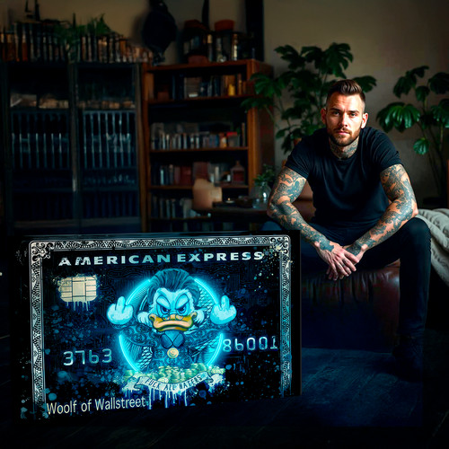 Bild mit led beleuchtung - mit,
