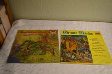 2 LP - Märchenplatten - Kinder  - Europa - Platten Rotkäppchen, Grimm´s Märchen
