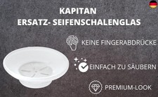 Kapitan Seifenschale Milchglas