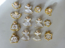 13 Stück Baumbehang Engel Handarbeit Weihnachtsdekoration