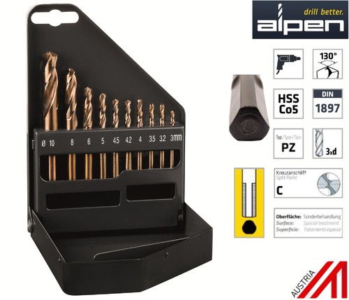 Alpen hss cobalt grip - hss,