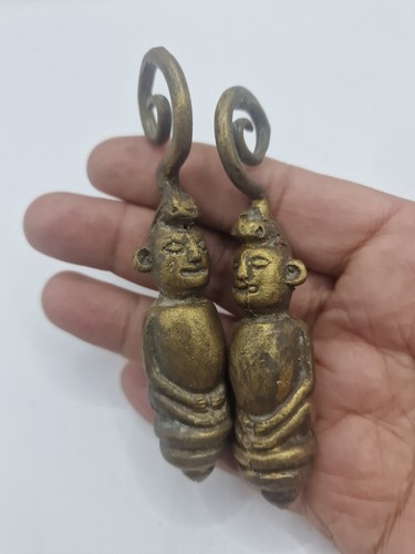 Bronze indonesian ohrringe - indonesian,