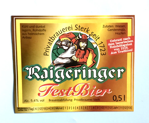 Altes bieretikett - altes,